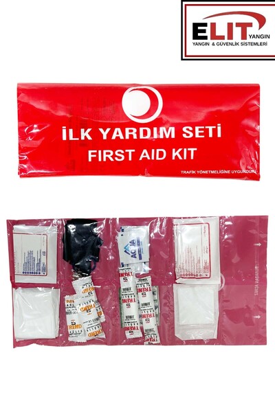 ELİT YANGIN VE GÜVENLİK SİSTEMLERİ Katlanır İlk Yardım Çantası Araç Ev İş Yer...