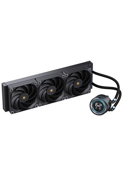 Dark Freezer W363 PRO 360mm Sıvı Soğutma, LCD Ekran, ARGB, 300W TDP, 3x120mm ...