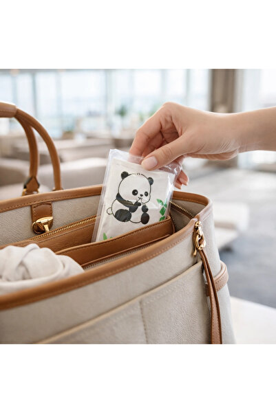 Jusso Panda Desenli Tekli Paket Hijyenik Klozet Örtüsü - 10 Adet