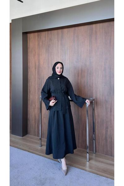 salisburys Γυναικείο Σετ Φούστας και Μπλούζας Gofre Floral με Λεπτή Ύφανση