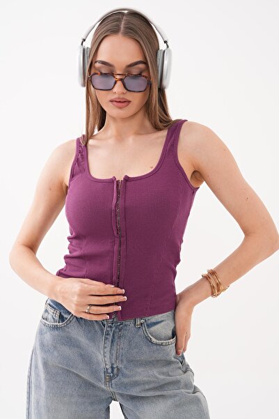 ŞİMAL Γυναικείο Αθλητικό Τοπ με Καρφίτσες 260034 -