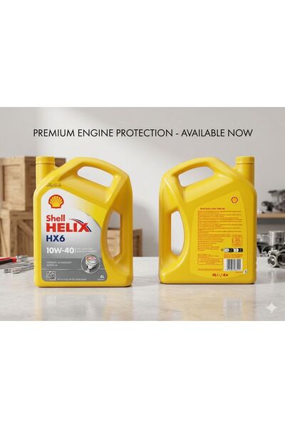 SHELL Helix Hx 6 10W/40 4 LT Üretim ( NİSAN 2026 )