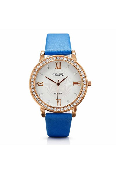 Francesca di Geneva Γυναικείο ρολόι, Ρωμαϊκοί αριθμοί, Μπλε