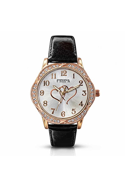 Francesca di Geneva Women's watch, Black, Casual,