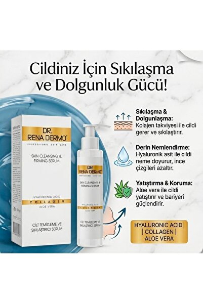 Dr.Rena DR RENA DERMO CİLT TEMİZLEYİCİ VE SIKILAŞTIRICI SERUM