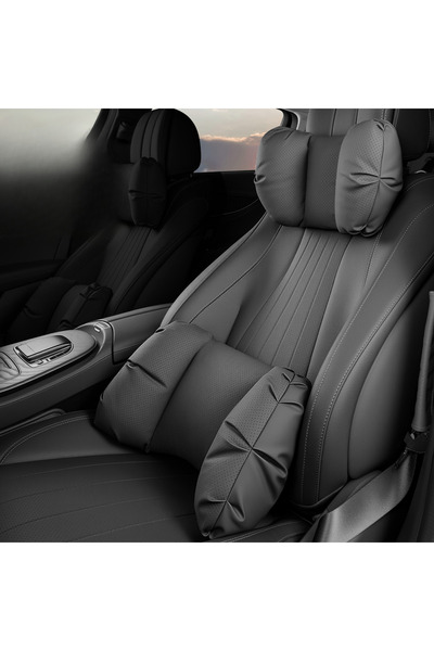 PriStyle Σετ 2 Μαξιλαριών Αυτοκινήτου Premium, Εργονομικά, Καθολικής Εφαρμογή...