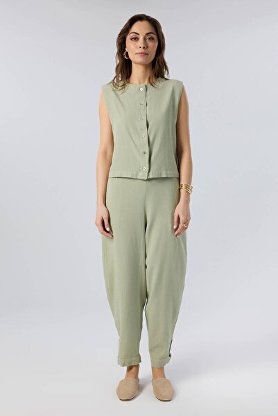İpekçi Otantik Elastic Waisted Shalwar Cut Women's Trousers