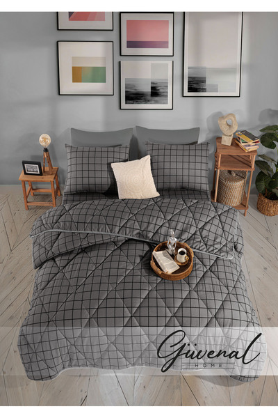 Güvenal Σετ παπλωμάτων Milano με σχέδια Ranforce με διπλή μαξιλαροθήκη |   Σε...