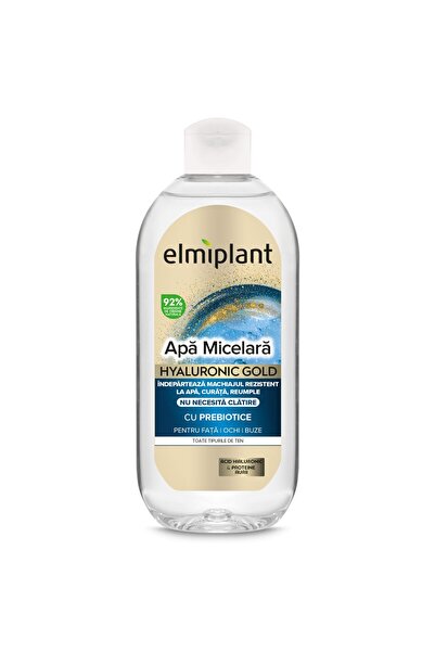 Vader Apa Micelara, Elmiplant, Hyaluronic Gold, 400 ml,