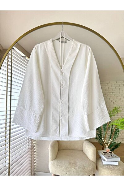 salisburys Γυναικείο κομψό πουκάμισο κιμονό Molly Nely