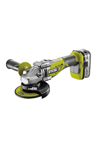 Ryobi R18AG7-140S Akülü Taşlama Makinesi 18V Li-Ion 4 Ah 125 mm