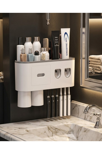 teknotrust Προμιμινιούμενος διπλός διανομέας οδοντόκρεμας με 6 κύπελλα για βο...