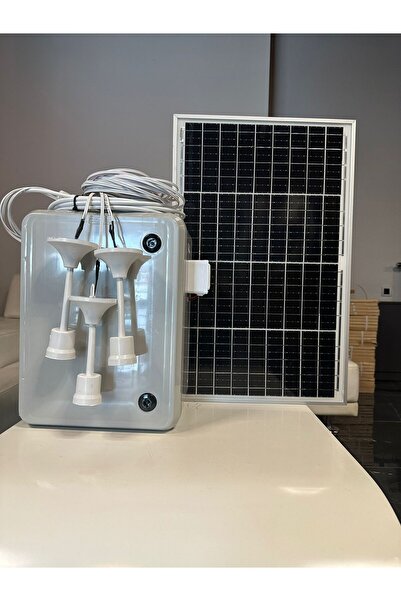 BataryaBank 24Ah Jel Akülü Taşınabilir Güneş Enerji Sistemi 600W İnvertörlü Hobi Bahçesi Konteyner Dağ Evi Solar Set