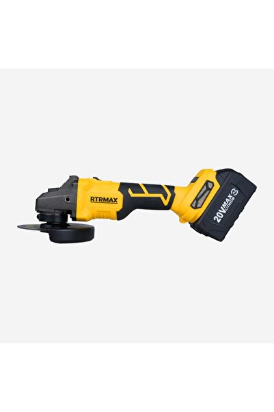 Rtrmax Akülü Avuç Taşlama Kömürsüz 115mm 8.500rpm 2x4 Ah Akü S-lıon Rts5050