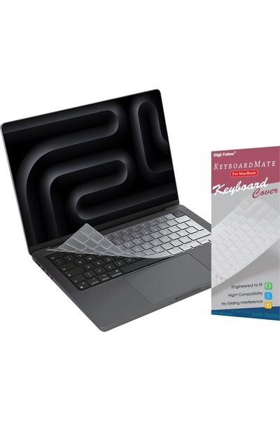 SilverCars MacBook Neo/Pro/Air Uyumlu ISO Klavye Koruyucu Şeffaf Ultra İnce S...