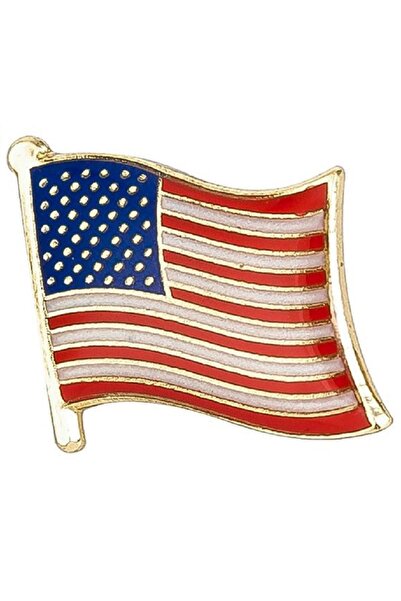 TamgaCrafts Amerika Birleşik Devletleri (United States) Bayrak Rozeti - Altın...