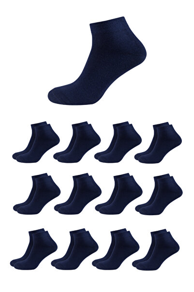 ASDEN Ανδρικές κοντές κάλτσες μπλε ναυτικού από μπαμπού, συσκευασία 12 τεμαχί...