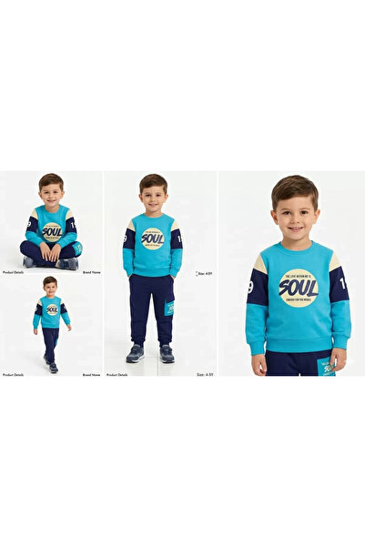 Generic Brand 4/10 Years Old Combed Cotton Children's Set with Cargo Pockets