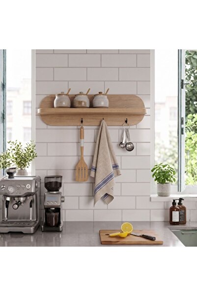 L'occi Concept Circe 60 cm Mutfak Düzenleyici Duvar Rafı 3 Askılı Sepet CIR1-S