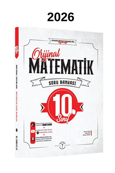 Orijinal Yayınları 9-10-11-12 10. Sınıf Orijinal Matematik Soru Bankası 2026