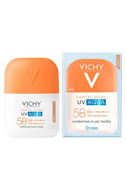 Vichy Ελαφρώς χρωματισμένο ενυδατικό υγρό με αντηλιακή προστασία SPF 50, Ανοι...