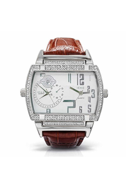 ULYSSES Ανδρικό ρολόι, Καφέ, Χαλαζία, Casual UB45