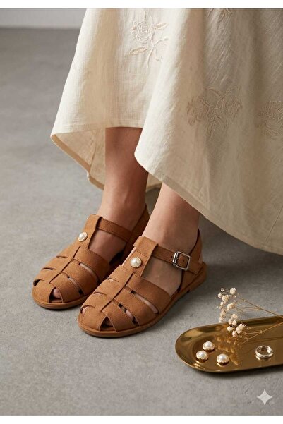 Moda Kadıköy ΓΥΝΑΙΚΕΙΑ ΣΑΝΔΑΛΙΑ ΣΕ ΜΑΥΡΙΑΣΕΝΤΡΑ ΚΑΦΕ ΑΠΟΧΡΩΣΗ, ΜΕ ΑΝΟΙΧΤΗ ΠΛΑ...