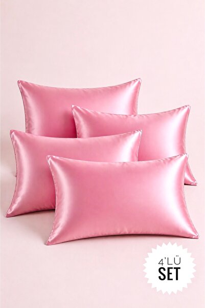 Cherry Bloom Cotton Set od 4 satenske jastučnice 50 x 70 sa patentnim zatvaračem