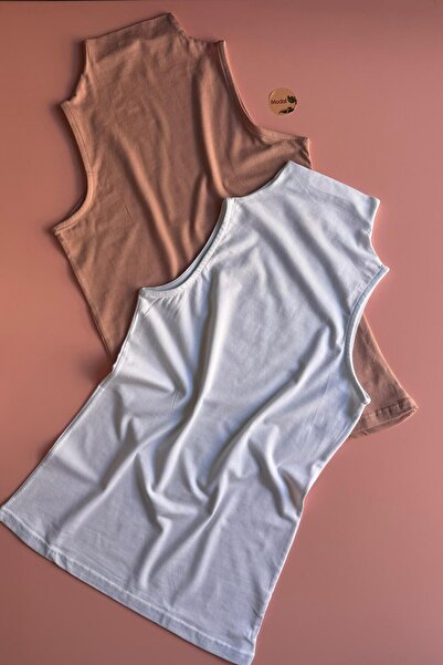 Elosia Γυναίκα χωρίς ραφές |   Σετ 2 τεμαχίων Αμάνικη μπλούζα-εσώρουχο από ύφ...