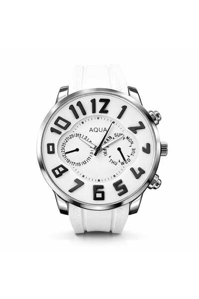 ULYSSES Ανδρικό ρολόι, Λευκό, Χαλαζία, Casual UB23