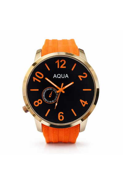 ULYSSES Ανδρικό ρολόι, Πορτοκαλί, Χαλαζία, Casual UB26