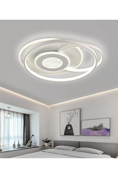 KKG ELEKTRİK Orion Crystal Tasarımlı Led Tavan Plafonyer Avize – Lüks Modern ...