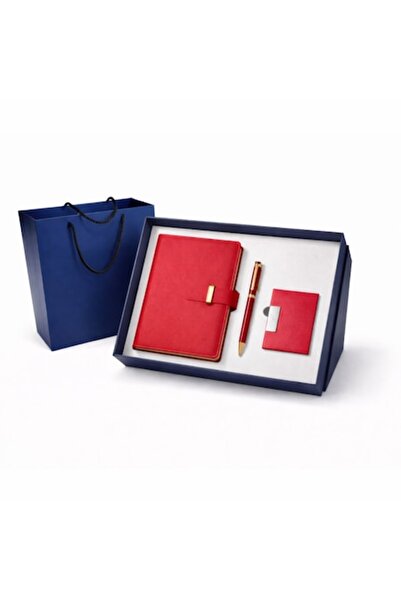 OEM Set cadou business premium, Agendă A5 + Pix + Suport cărți de vizită, Pie...