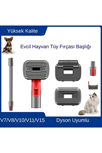 AVITO Dyson V7/V8/V10/V11/V15 Uyumlu Evcil Hayvan Tüy Fırçası Başlığı
