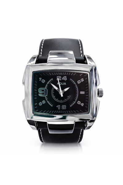 ULYSSES Ανδρικό ρολόι, Μαύρο, Χαλαζία, Casual UB21