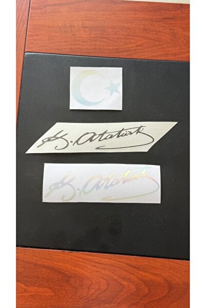PRİME Concept Set of 3, Ataturk Hologram Signature, Black Signature, Hologram...