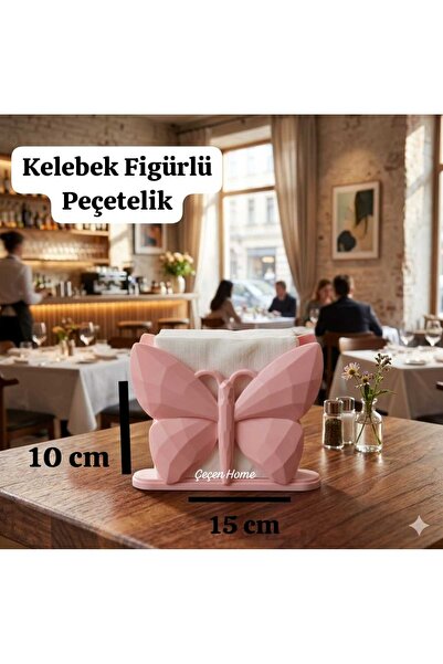 ÇEÇEN HOME (1 Adet) Figürlü Peçetelik, Dekoratif Peçetelik, Masa Üstü Plastik...