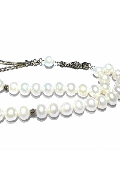 OEMS Brushed Water Cultured Pearl Rosary