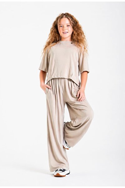 LOCO LOCO Limi Young Girls' Soft, Flexible, Structured Pants and T-Shirt 2-Pi...