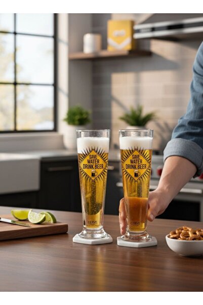 cerve Save Water 2'li Bira Bardağı 520 cc