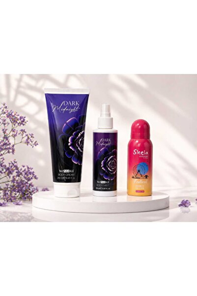 SHELA Festival Kadın Deodorant ve Mara Dark Midnight Vücut Spreyi 150 ml & Vü...
