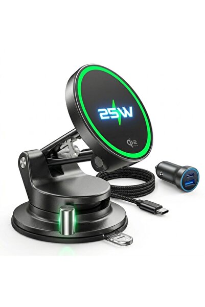 LISEN Μαγνητική Βάση Κινητού Αυτοκινήτου με Ασύρματη Γρήγορη Φόρτιση Qi2 25W,...