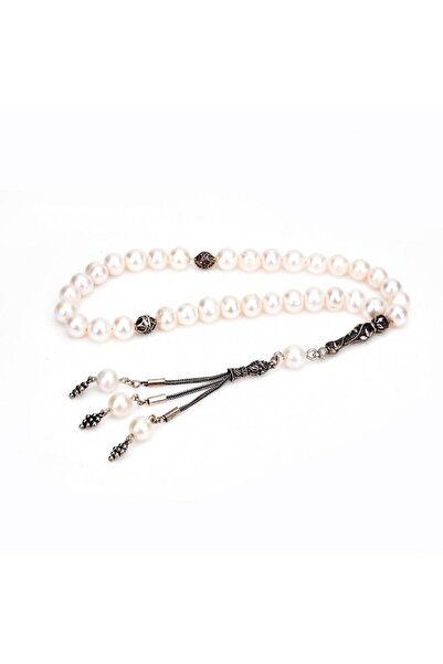 OEMS Pearl + Silver Rosary