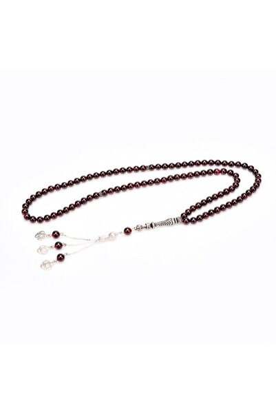 OEMS Qarnet stone rosary + silver