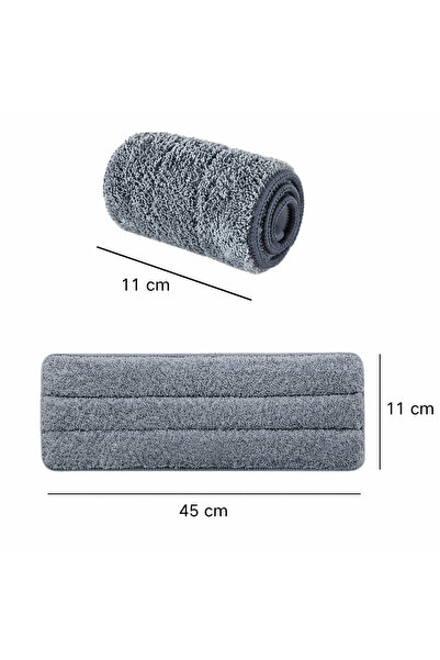 DiscountHUB Set 4 lavete microfibra, 45 x 11 cm
