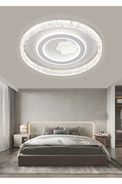 KKG ELEKTRİK Cloud Crystal Tasarımlı Led Tavan Plafonyer Avize – Lüks Modern ...