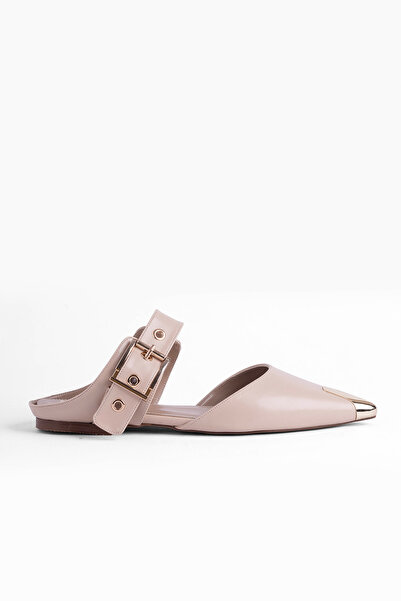 MARY Παπούτσια μπαλαρίνας με ανοιχτή πλάτη, μπαλαρίνες με επίπεδη σόλα, μπαλα...