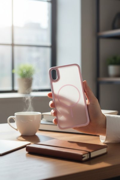 batuteknoloji İphone X-XS MagSafe Özellikli Kenarları Plastik Speed BTU Silik...