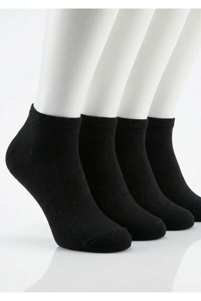 Hstoree Men's Premium Bamboo Bootie Socks Set of 4 – 80% Real Bamboo Yarn, Se...