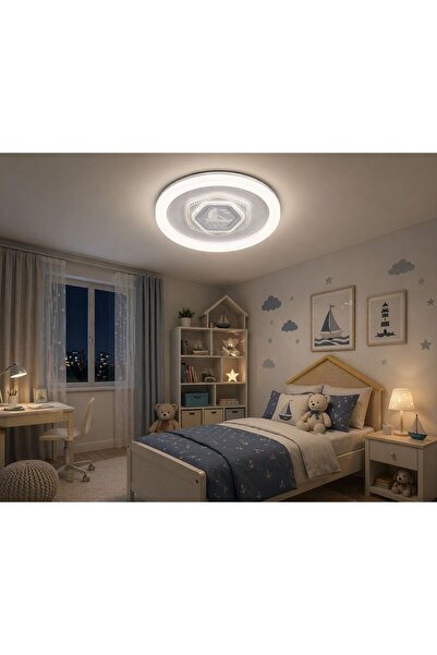 Vonalight Desıng Project 3ışık Ledli, Yelken, 50cm Çocuk Odası,Yatak Odası, G...